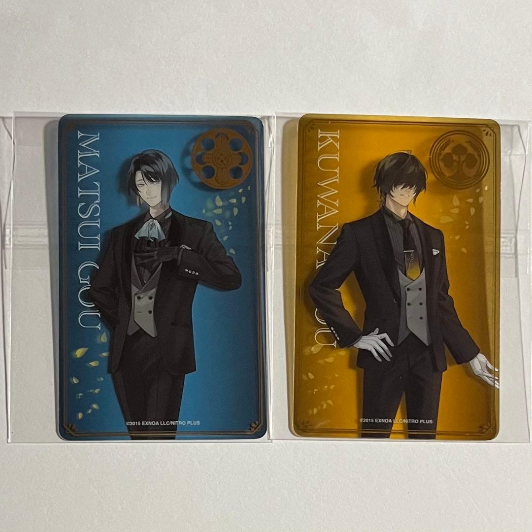 刀剣乱舞 大本丸博 祝装箔押しクリアカード vol.10 松井江 桑名江