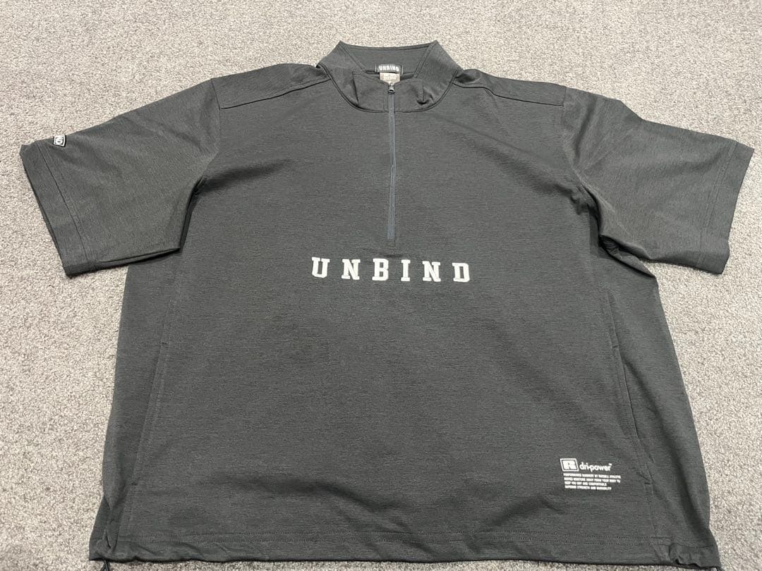 UNBIND ハーフジップシャツ ダークグレー UNBIND ハーフジップシャツ ダークグレー ユニクロ公式 | ブラッシュド
