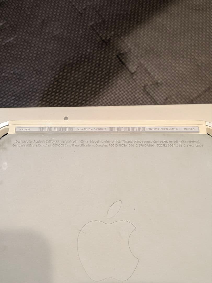 Macデスクトップ Mac Mini G4 (late 2005) 1.42GHz 1GB/80GB