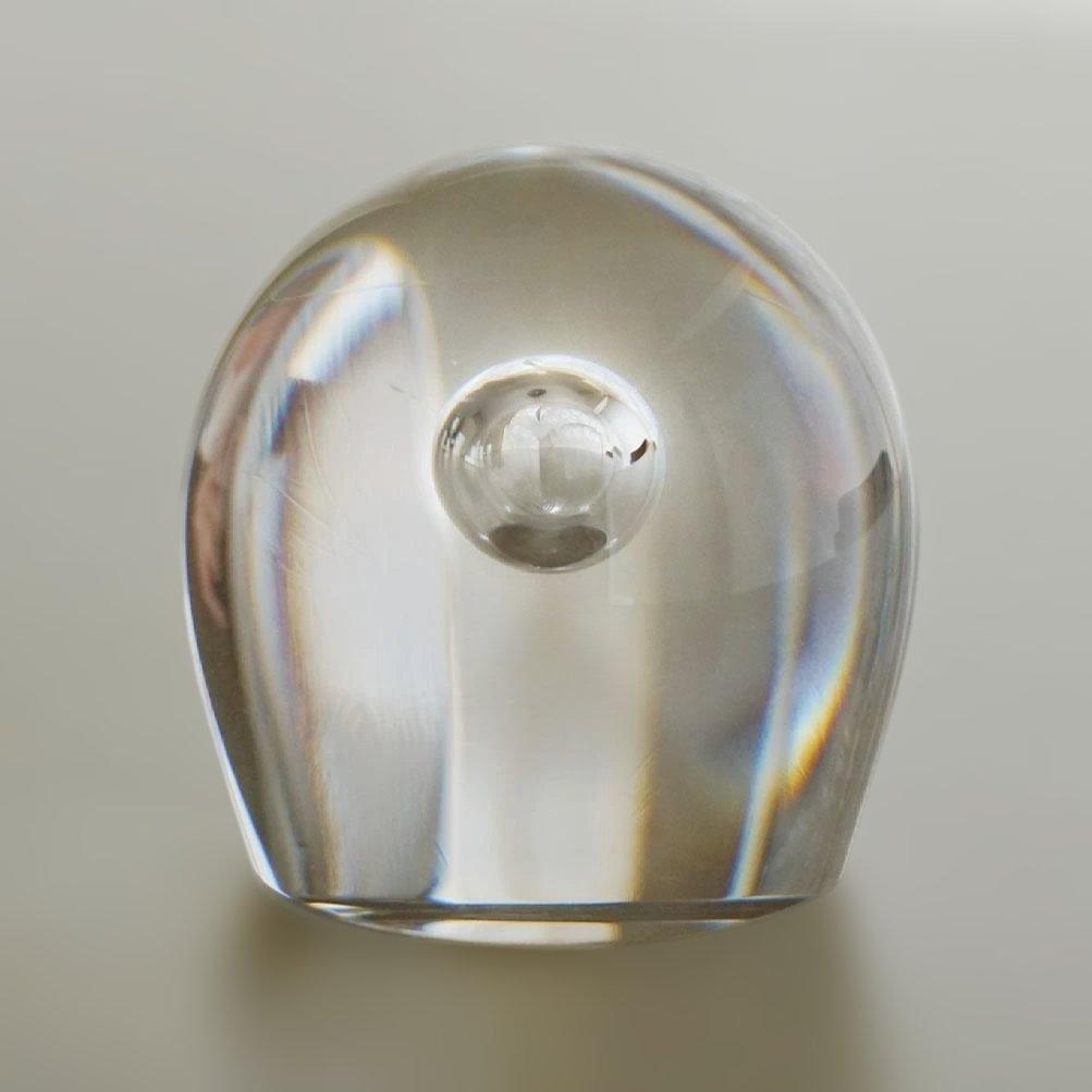 【カガミクリスタル／KAGAMI CRYSTAL 】フクロウ　吉田丈夫