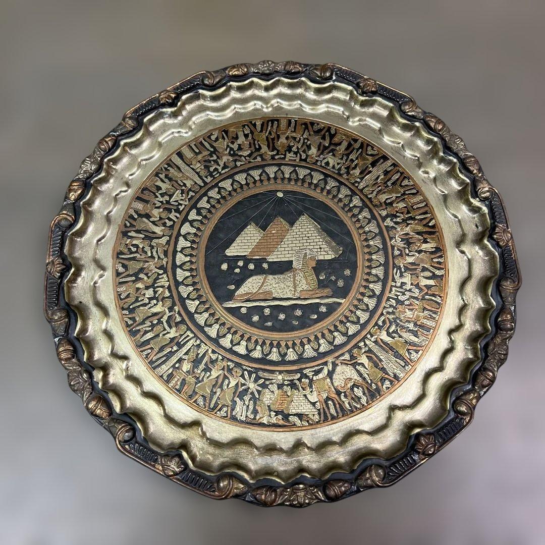 エジプト　皿　飾り皿　壁掛け　プレート Amazon.co.jp: FARAON 【古代エジプトお土産雑貨・飾り皿・壁掛け