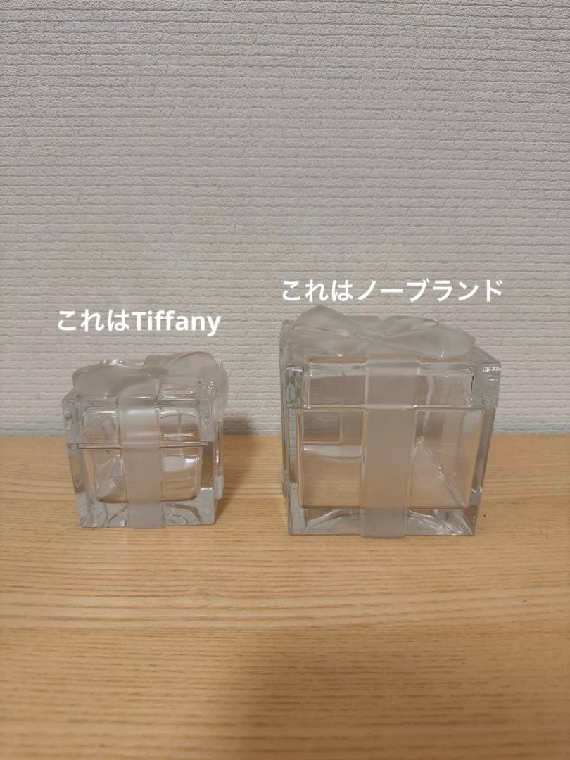 ティファニー クリスタルボウボックス 小物入れ2個セット - メルカリ