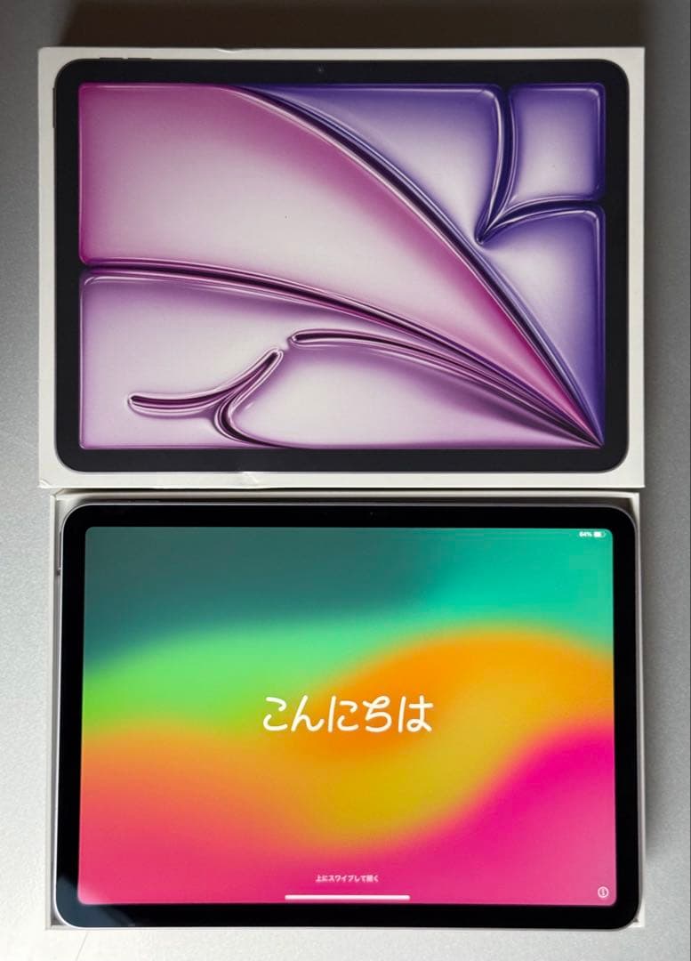 Apple iPad Air 6 M2 パープル 128GB wifi 美品 13インチiPad Air Wi-Fiモデル 128GB ‐パープル MV2C3J/A｜の通販は