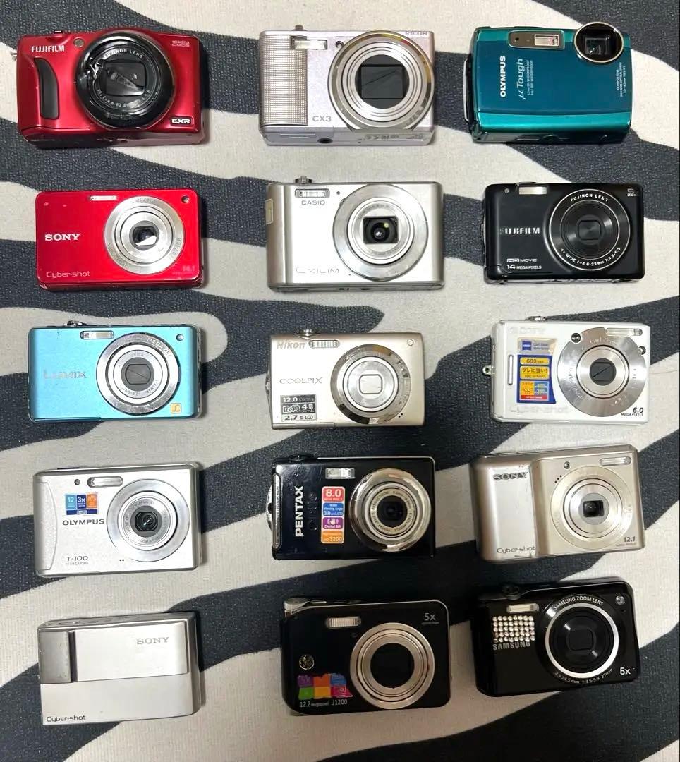デジタルカメラまとめ売り　15台　ジャンク　動作未確認　② 100台 デジタルカメラ まとめ 《ジャンク》② - メルカリ