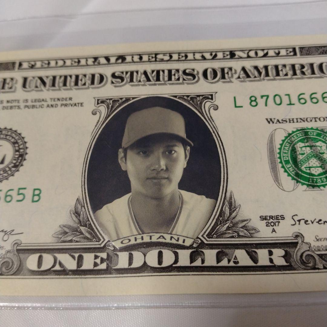 大谷翔平 1ドル紙幣 - メルカリ