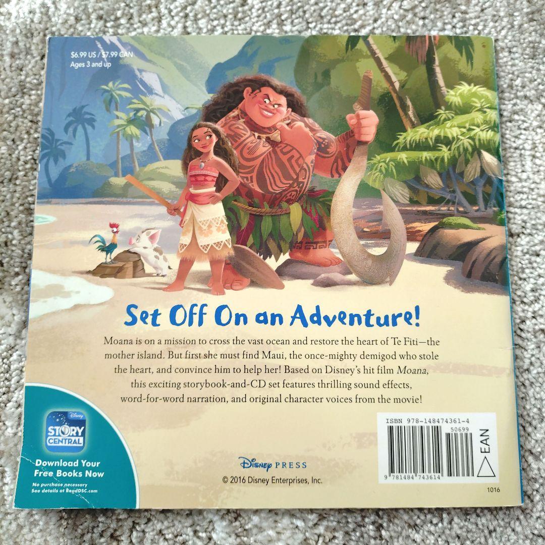Moana Read-Along Storybook and CD - メルカリ
