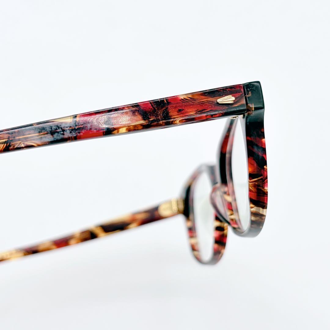 白山眼鏡店 鼈甲 1975 レトロ ブラウン - メルカリ