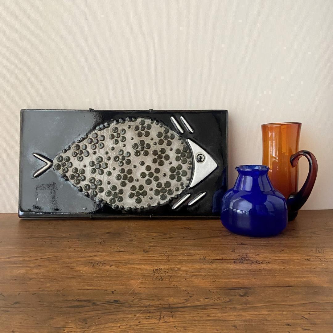 ◇極希少◇ Sylvia Leuchovius シルヴィア ビンテージ 陶板 魚 - メルカリ