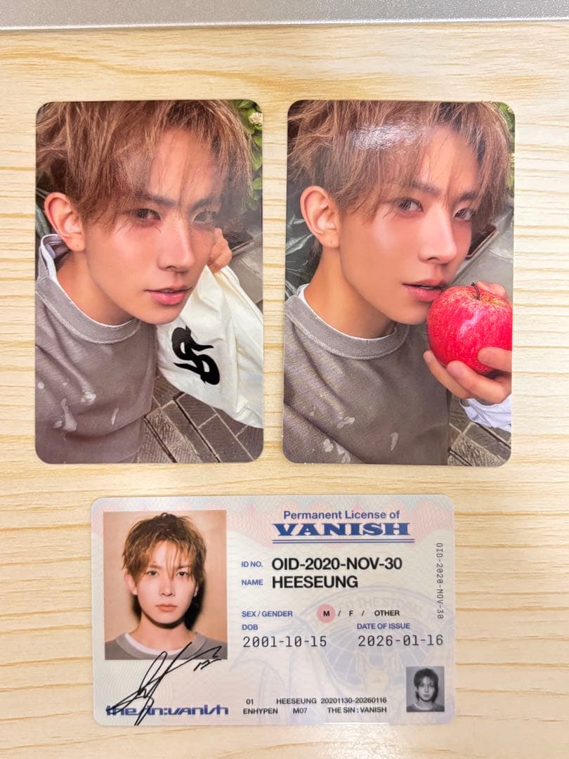 ENHYPEN ヒスン トレカ TheSIN:VANISH HEESEUNG - メルカリ