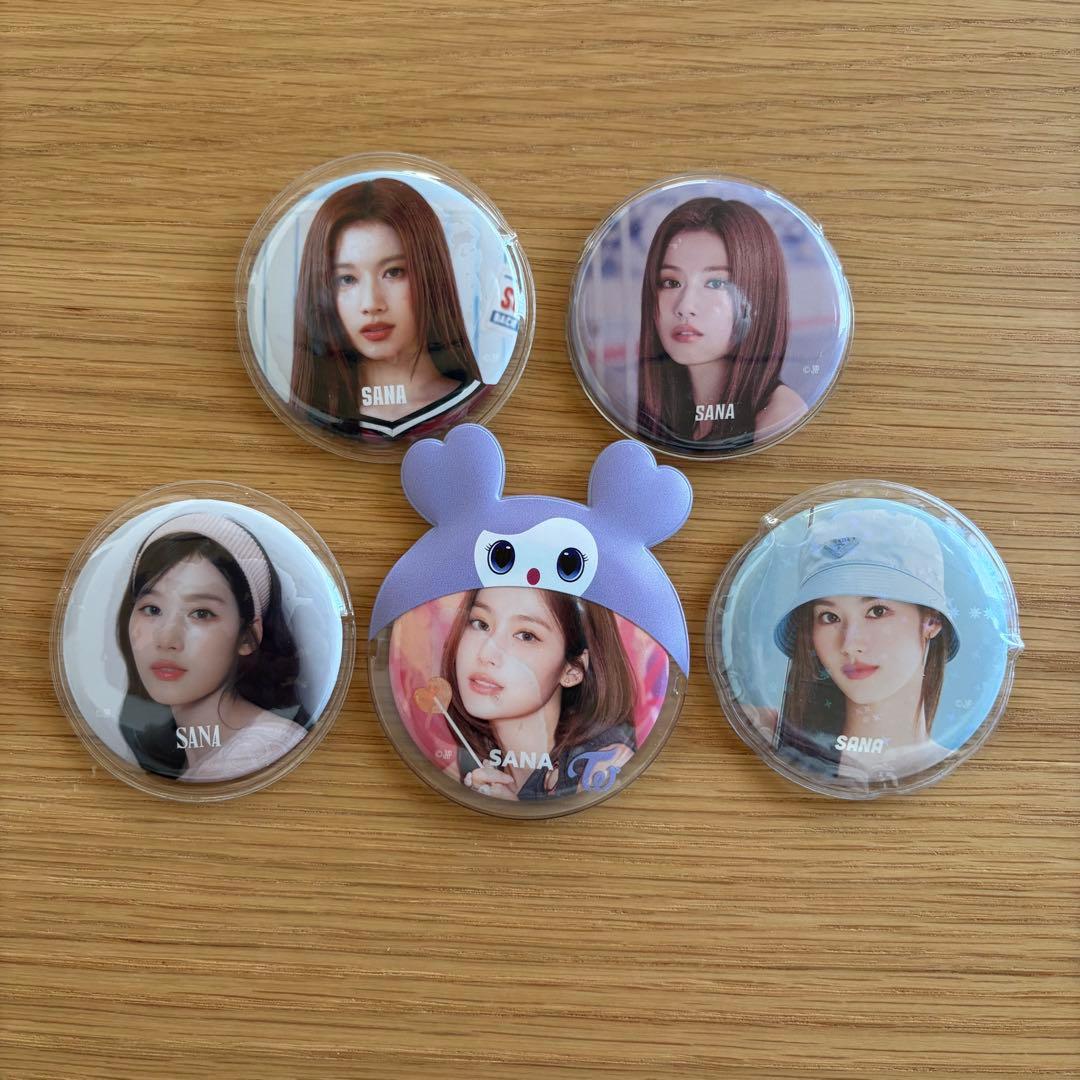 TWICE サナ SANA 缶バッジ 缶バッチ セット - メルカリ