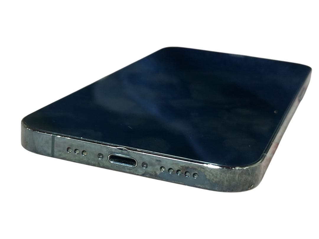 iPhone 12 Pro 256GB 青 背面ひび割れありジャンク品 - メルカリ