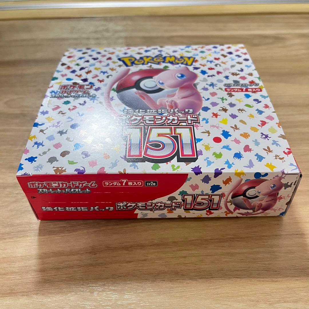 ポケモンカード151 BOX ボックス ポケカ 新品未開封 パックのみ発送
