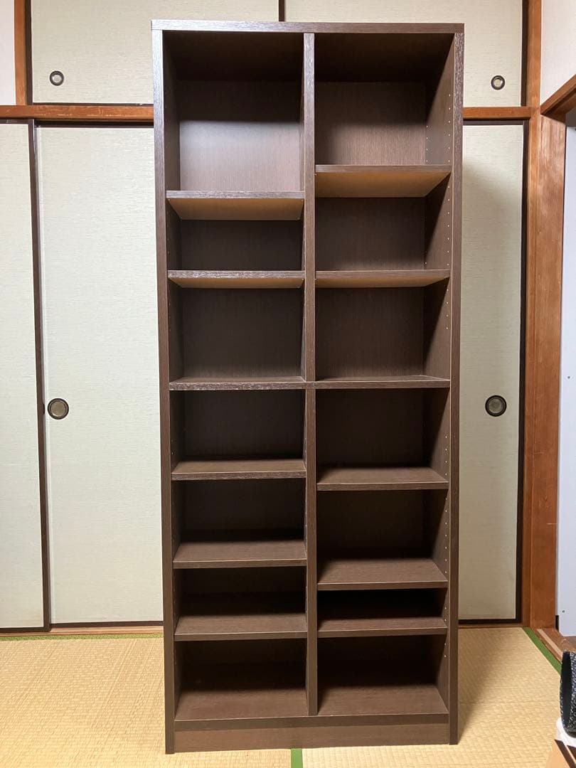 ブラウンの本棚 14棚収納 楽天市場】【ポイント5倍☆3日20時〜11日10時】本棚 スリム 大容量