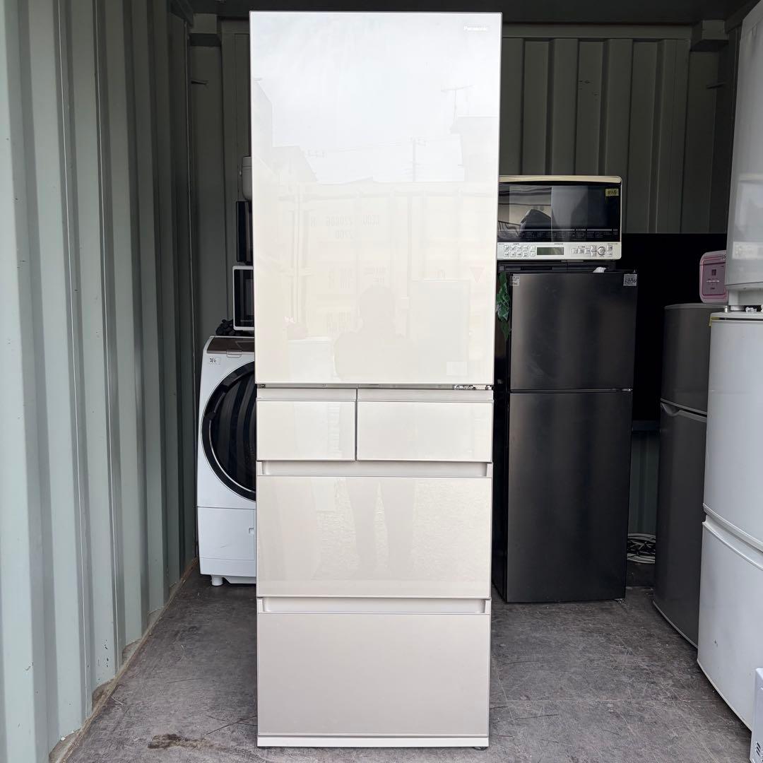 運搬取付無料！シャンパン純正Panasonic上品なおしゃれ冷蔵庫！完動超