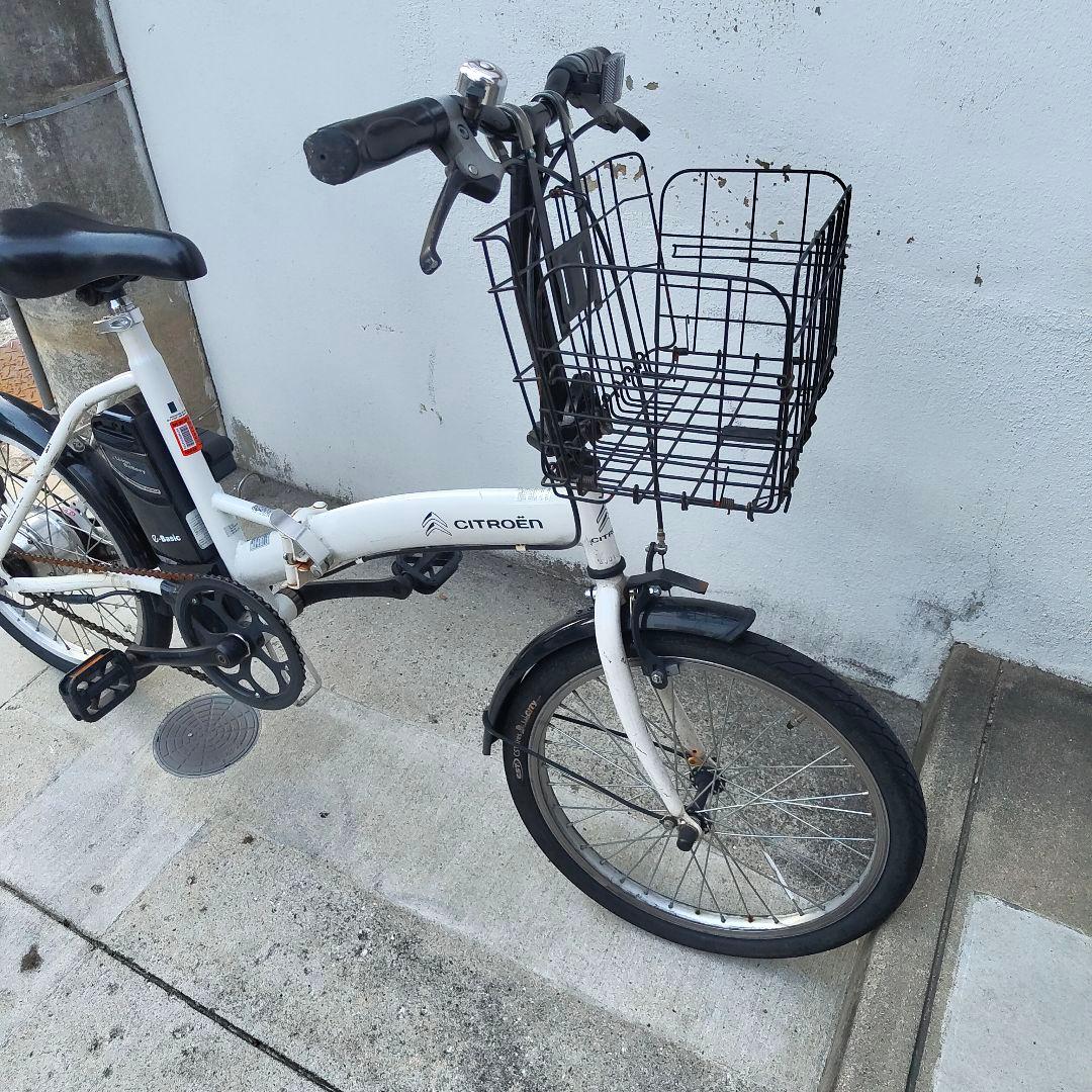 CITROENシトロエン折り畳み電動アシスト自転車 20インチ ジャンク