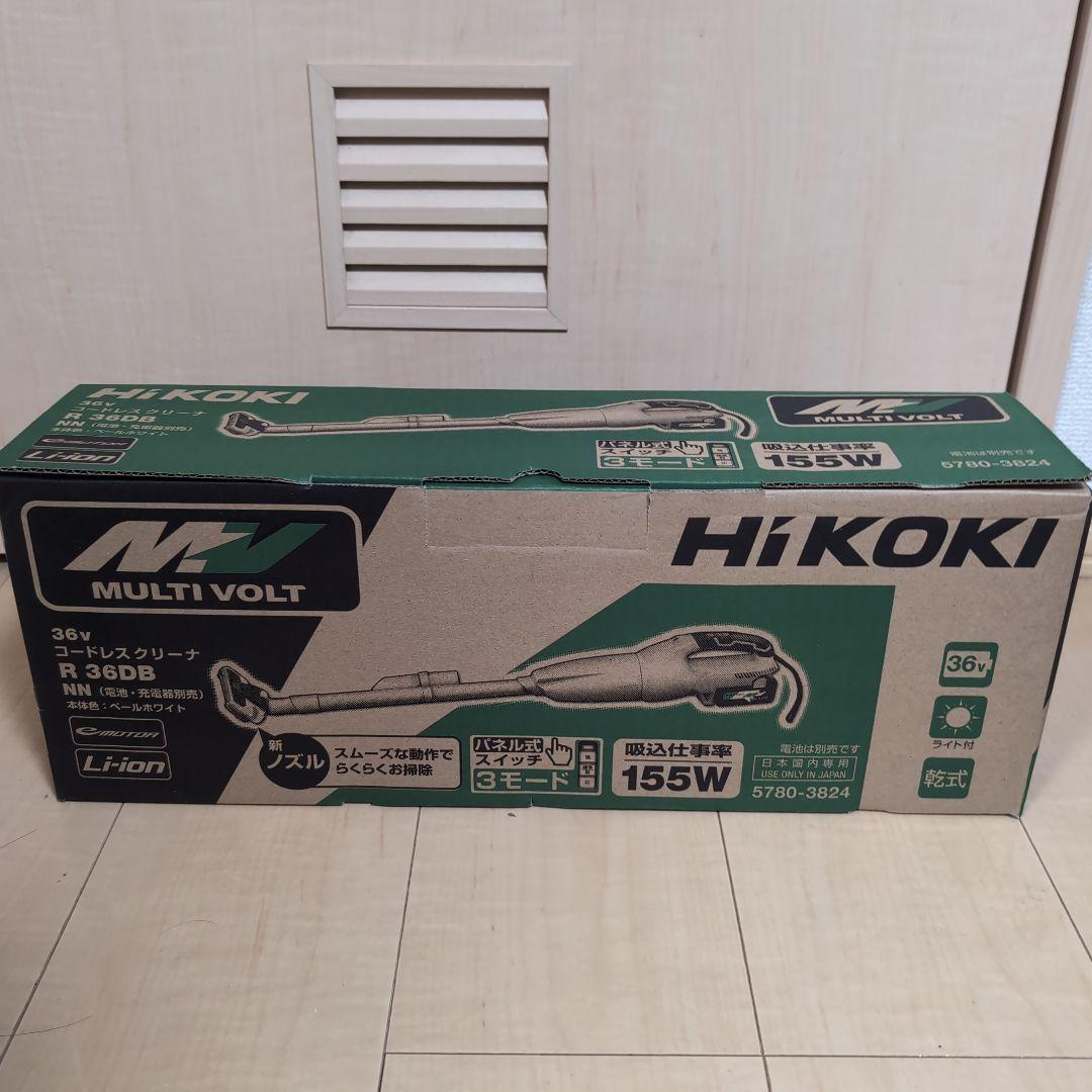 HiKOKI コードレスクリーナー R 36DB HiKOKI 工機 MV(36V)コードレスクリーナー R36DB(XPZ) ホワイト