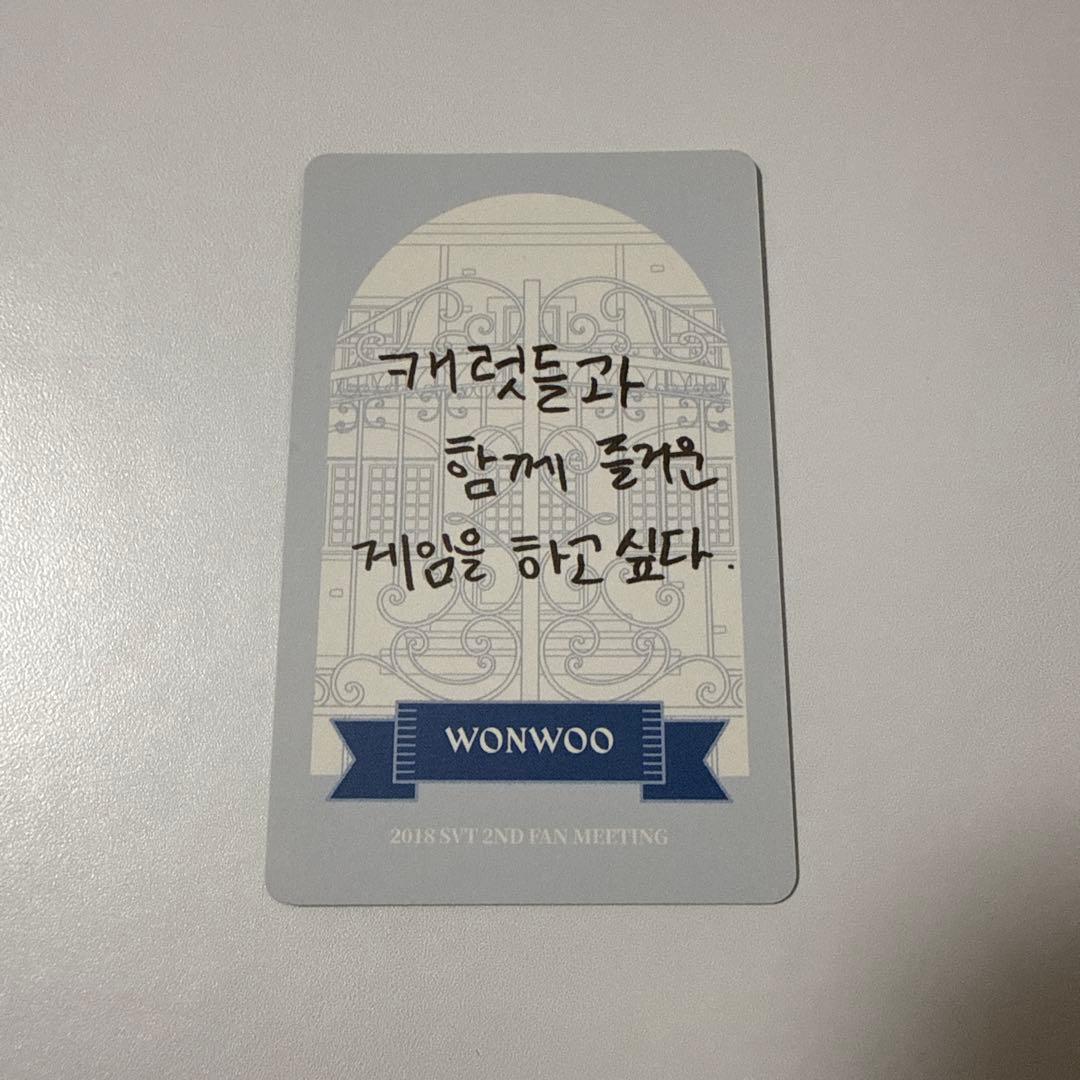 SEVENTEEN carat land 2018 トレカ ウォヌ - メルカリ