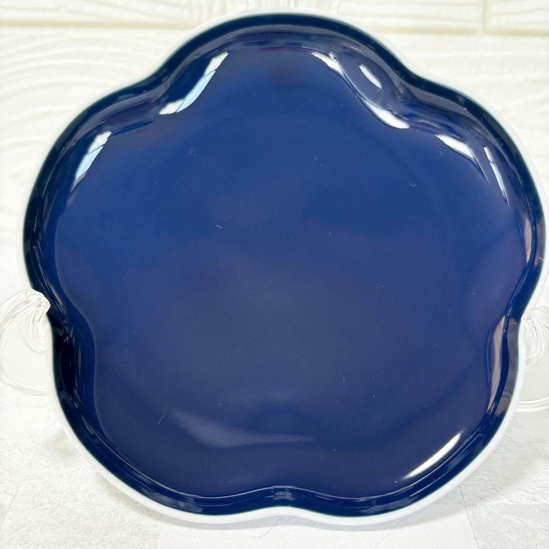 深川製磁 銘々皿揃 和皿 6枚セット 寿赤絵 トリプレット緋 古代呉須