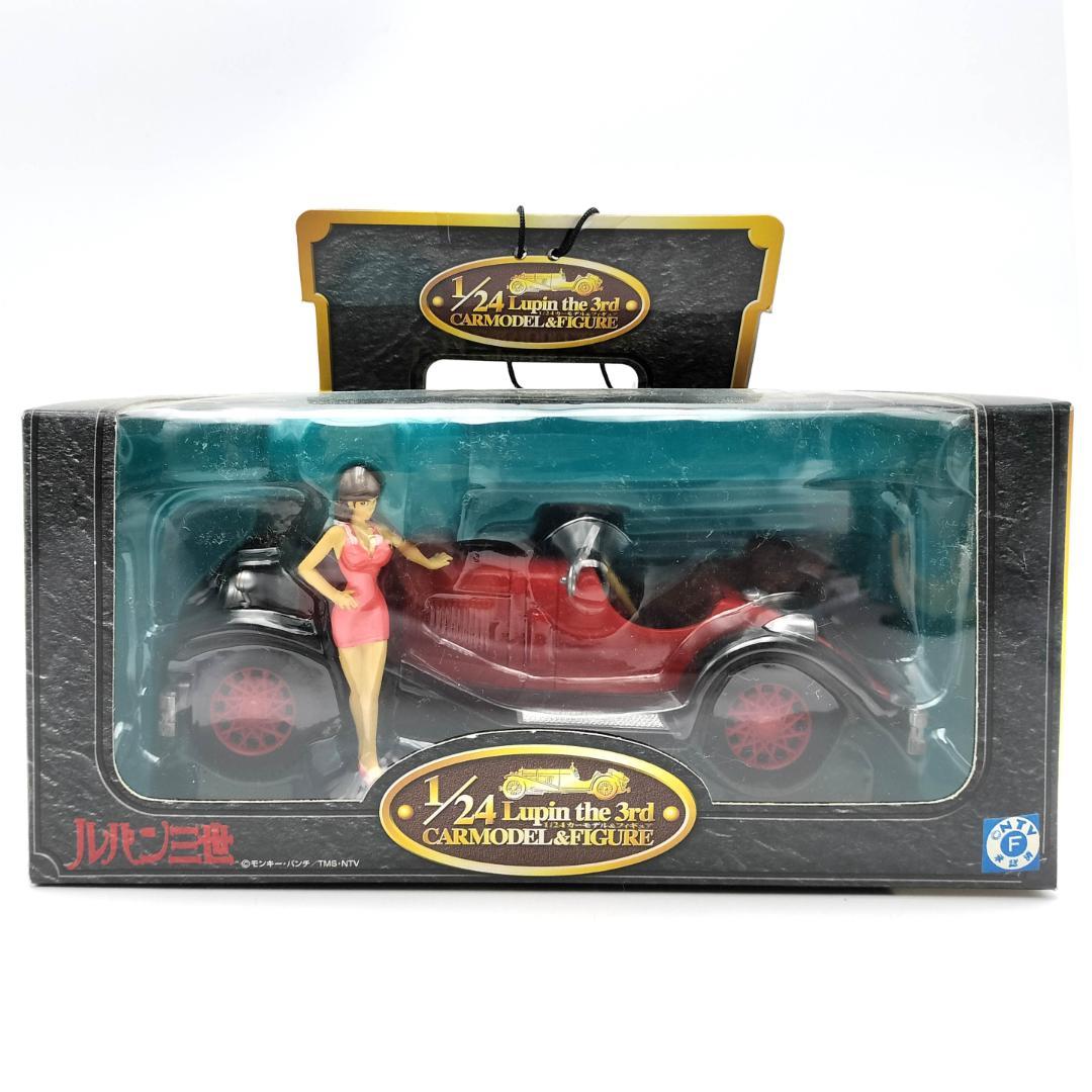 未開封】ルパン三世 1/24 カーモデル＆フィギュア 峰不二子（赤車