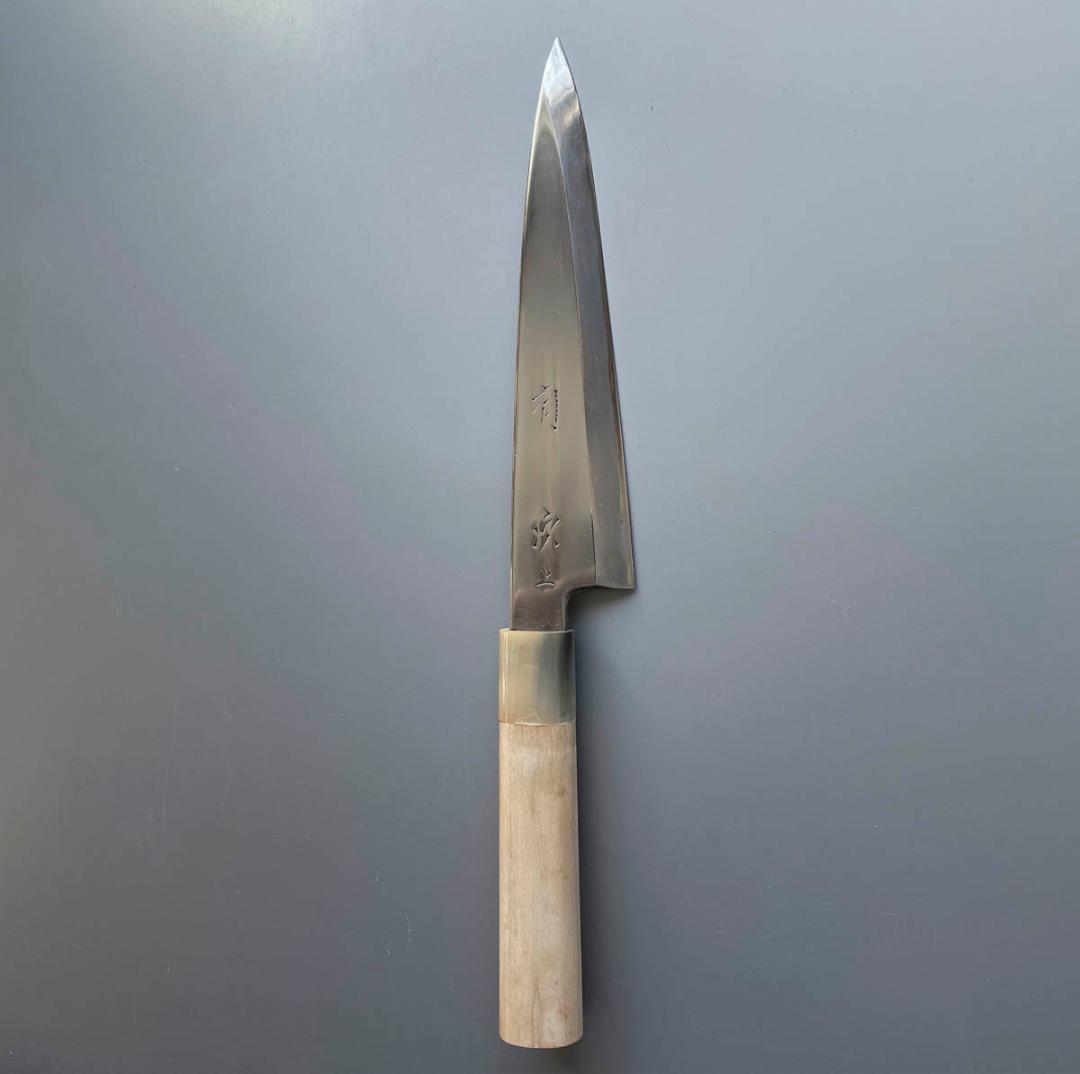 京都 有次 上製 相出刃包丁 6.5寸（19cm）白水牛柄（新品） - メルカリ
