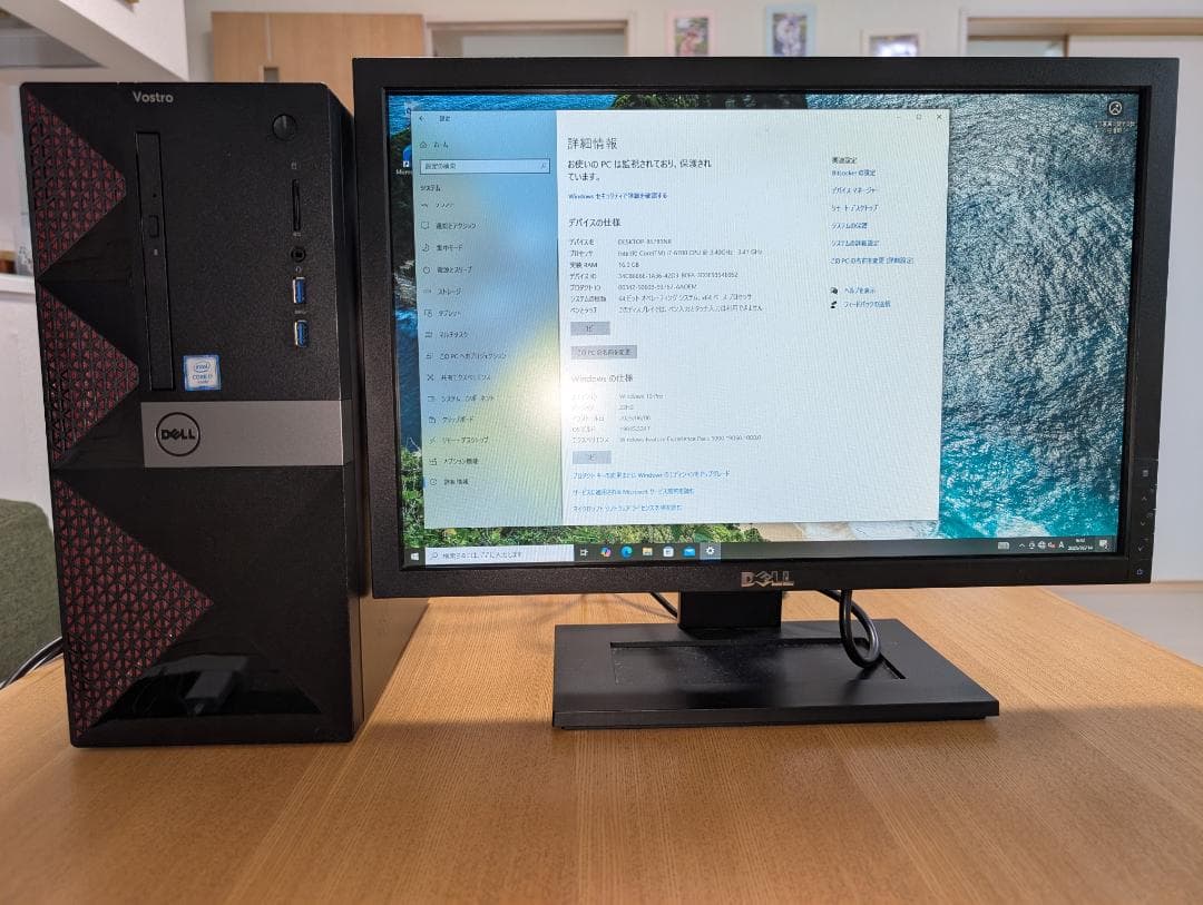 DELL Vostro 3660 デスクトップPC GTX 1650内蔵 - メルカリ