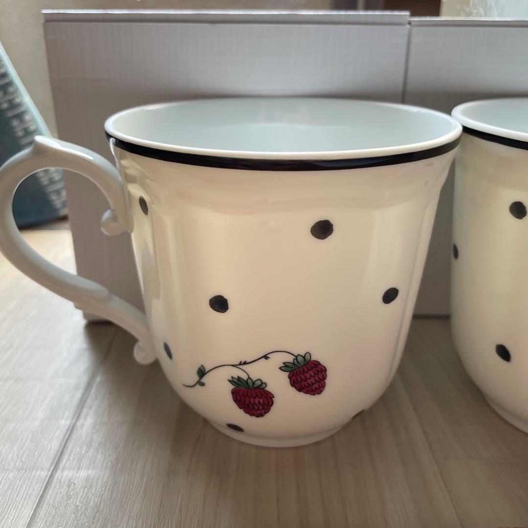 新品 食器 リチャードジノリ イタリアンポア マグカップ 野いちご