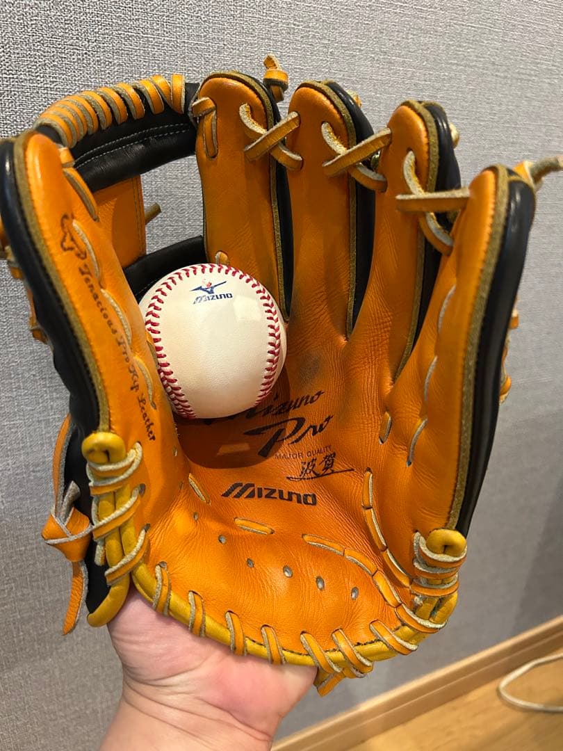 ミズノプロ 波賀クラフティッド 美品 硬式 オーダーグローブ - メルカリ