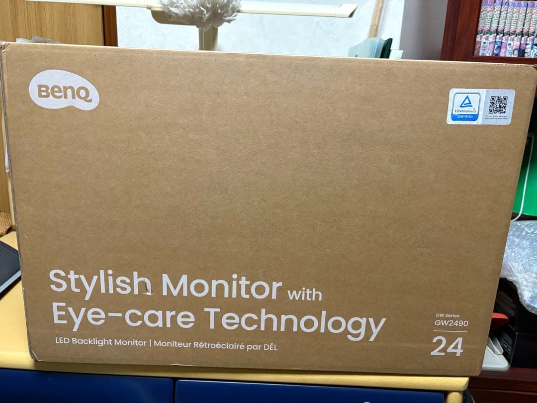 新品未開封BenQ GW2490 23.8インチ モニター 100Hz フルHD BENQ GW2490 Monitor - 23.8