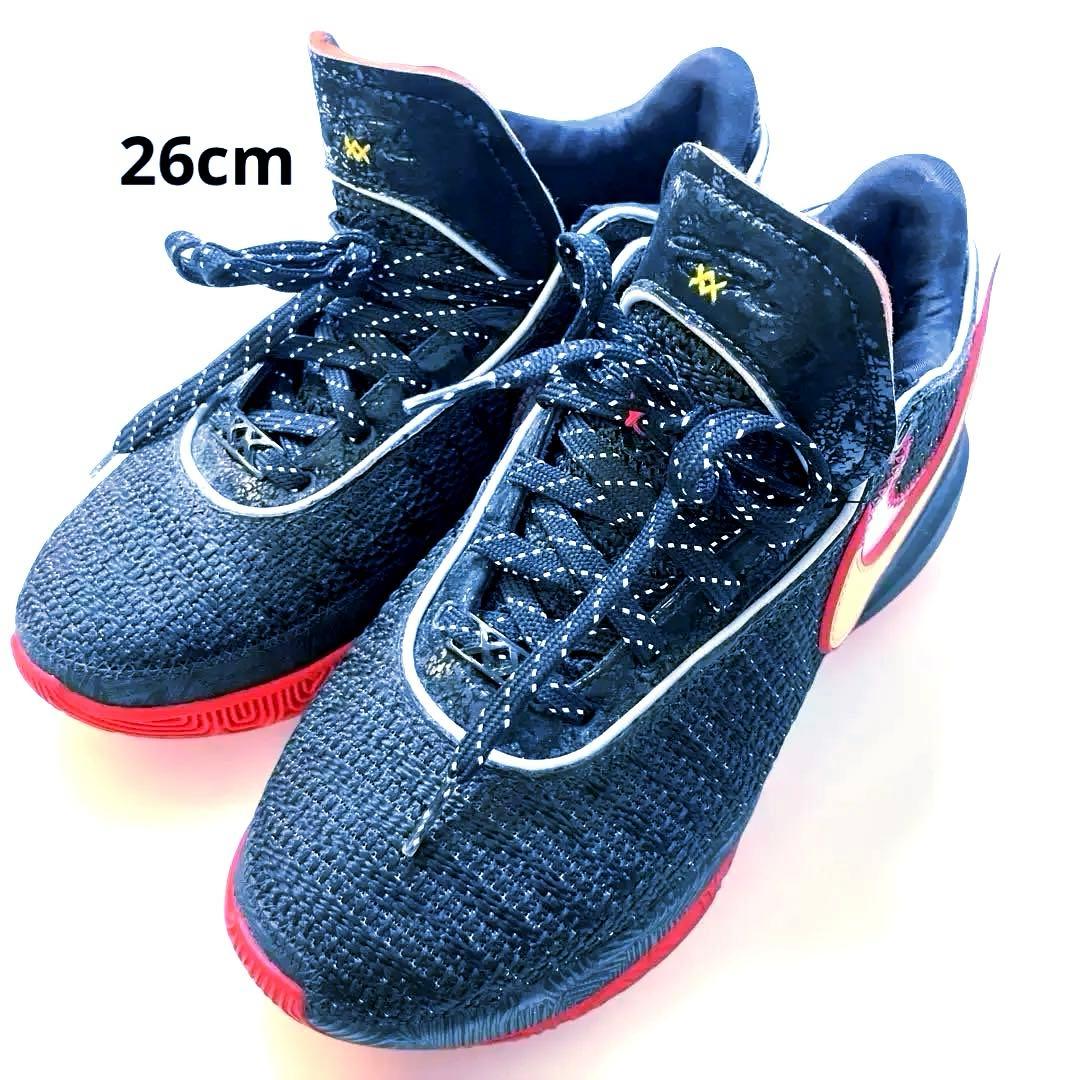 美品/Sランク】NIKE レブロン20 26cm ブラック×レッド バッシュ - メルカリ
