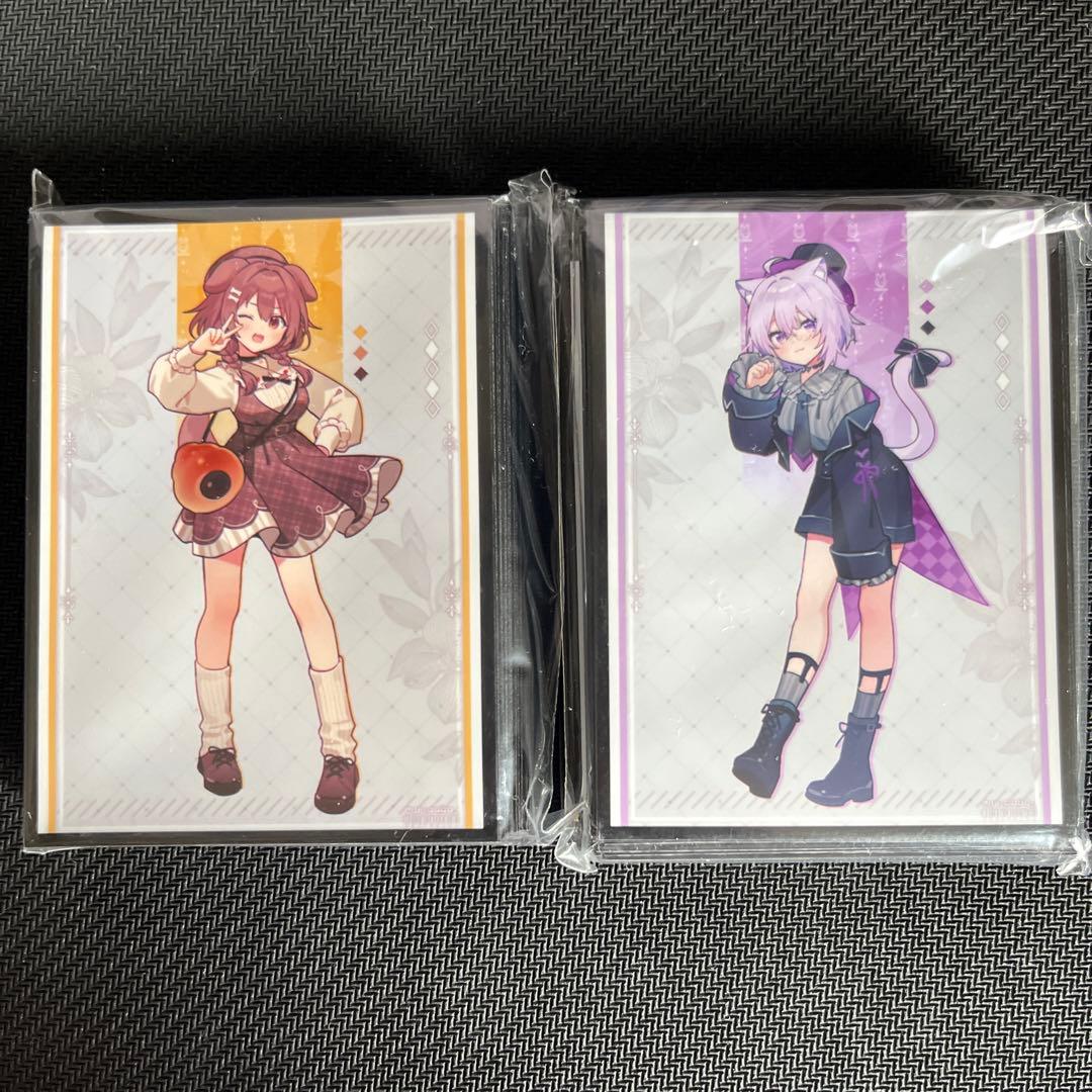 スリーブ】ホロライブ 戌神ころね 猫又おかゆ 立ち絵 セット【未開封
