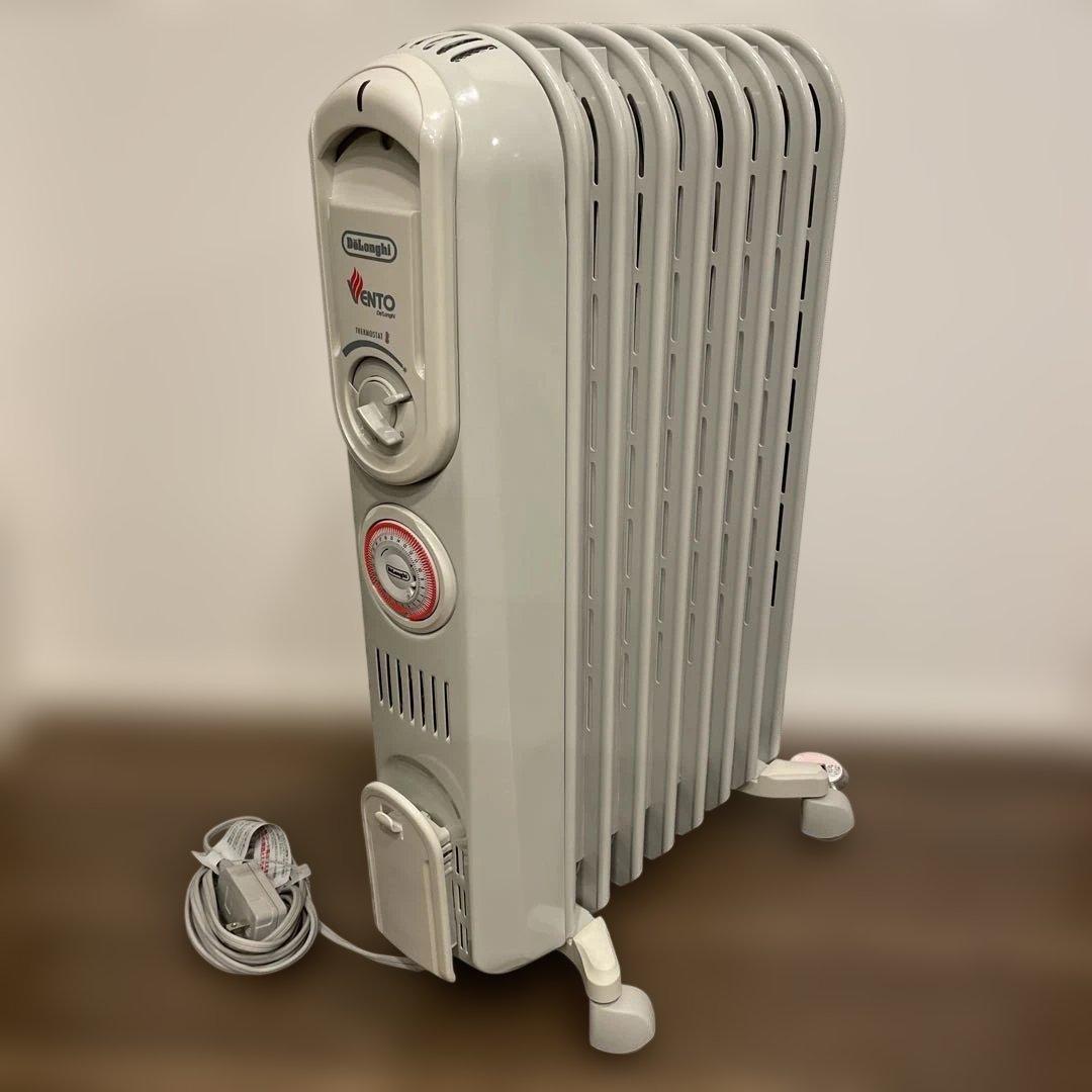 美品☆デロンギ☆オイルヒーター☆V550807EFS☆6-8畳、専用カバー付き