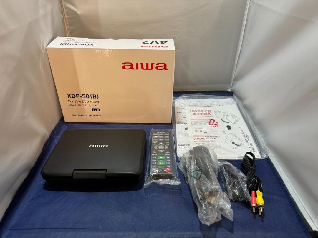 aiwa アイワ ポータブルDVDプレーヤー XDP-50(B) - メルカリ