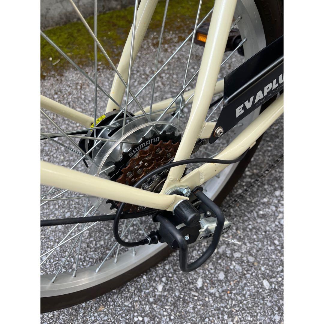 引取希望】EVA PLUS mini2 ベージュ 電動アシスト 折りたたみ式 - メルカリ