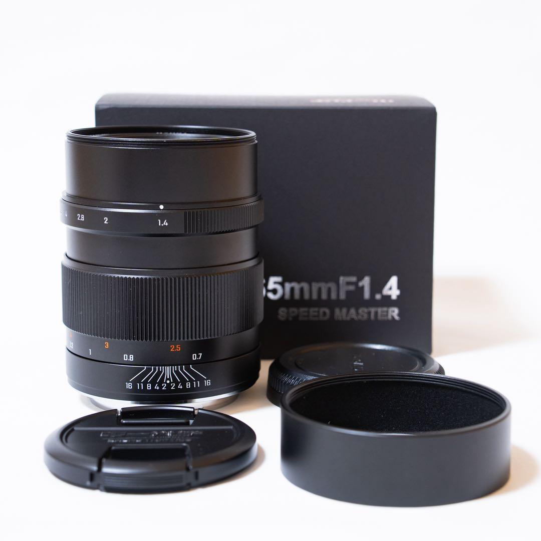 【新品同様】中一光学 SPEEDMASTER 65mm F1.4 GFX 中一光学 SPEEDMASTER 65mm F1.4 富士フイルムGFX Gマウント 単焦点