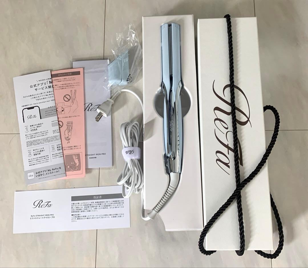 う*た様 美品です！ReFa ストレートアイロンプロ ホワイト リファ　使用回数 リファ ストレートアイロン プロ（ホワイト） プレゼント ギフト 誕生