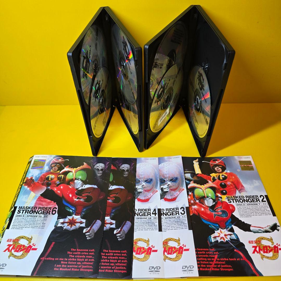 新品ケース交換済み 仮面ライダーストロンガー DVD 全7巻セット - メルカリ