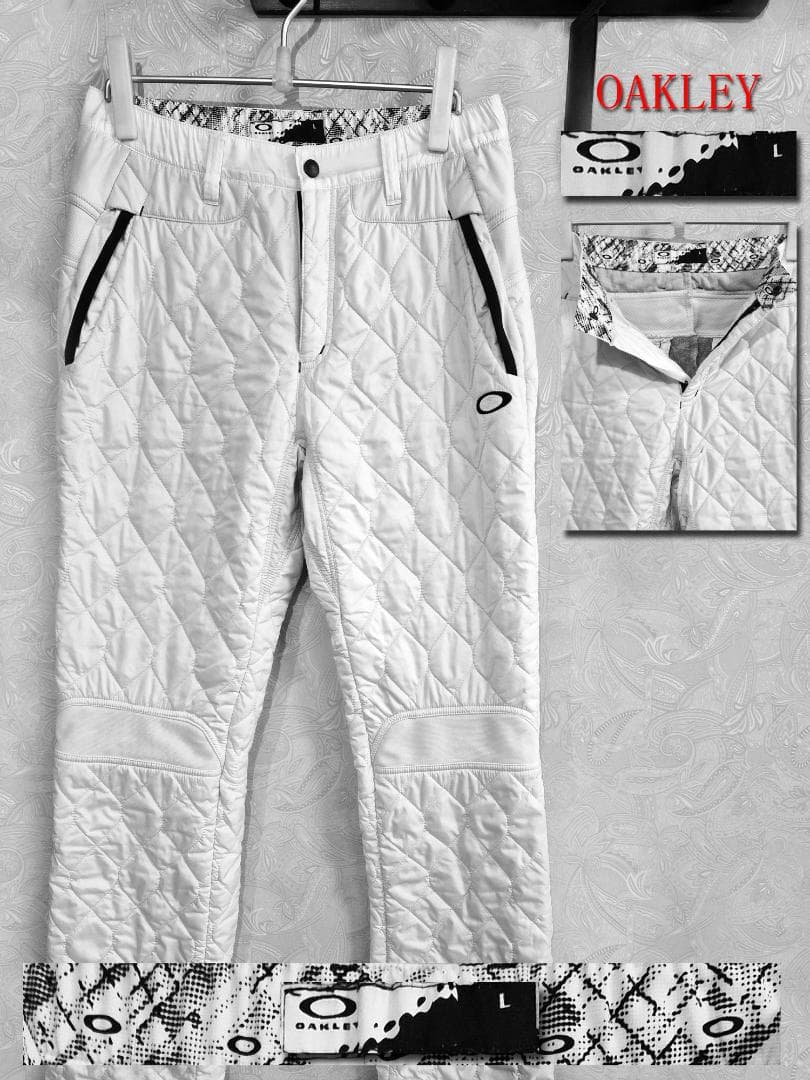 OAKLEY キルティングパンツ L ホワイト オークリー（OAKLEY）（メンズ）パンツ カジュアル FGL TOOL BOX PANTS