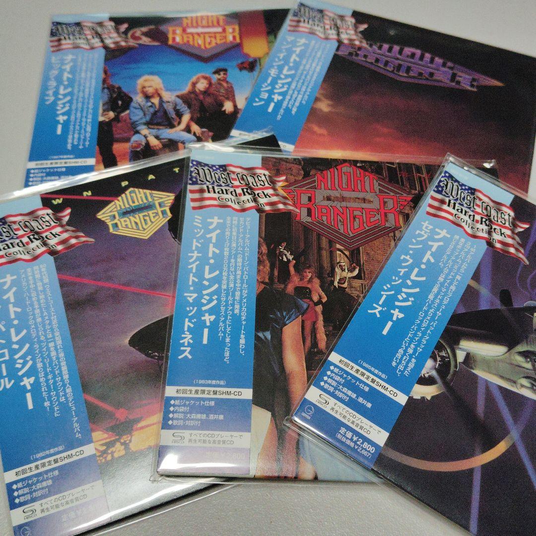 ナイトレンジャー 紙ジャケット SHM CD 5枚セット - メルカリ