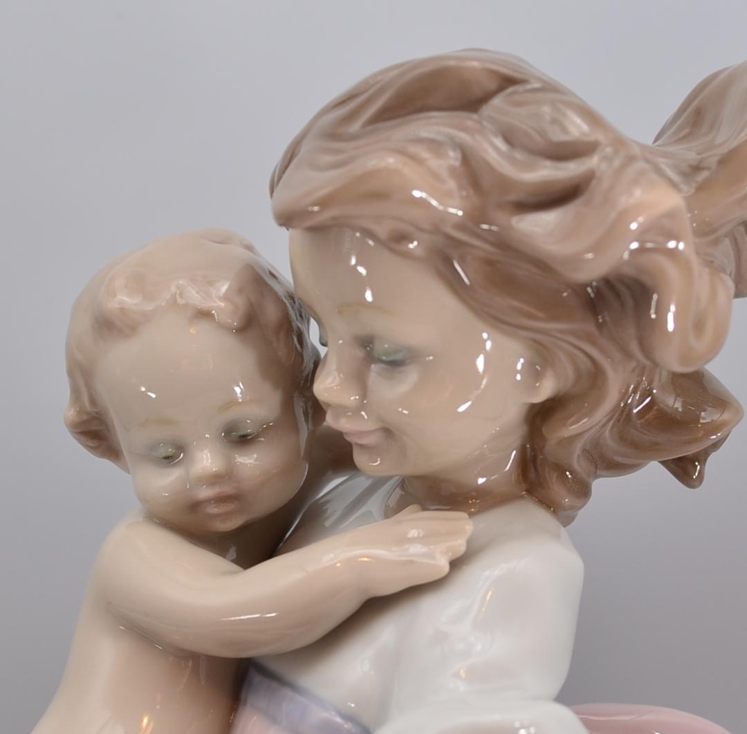 母親がわり ＃6681 ☆リヤドロ スペイン ポーセリン ヴィンテージ 箱