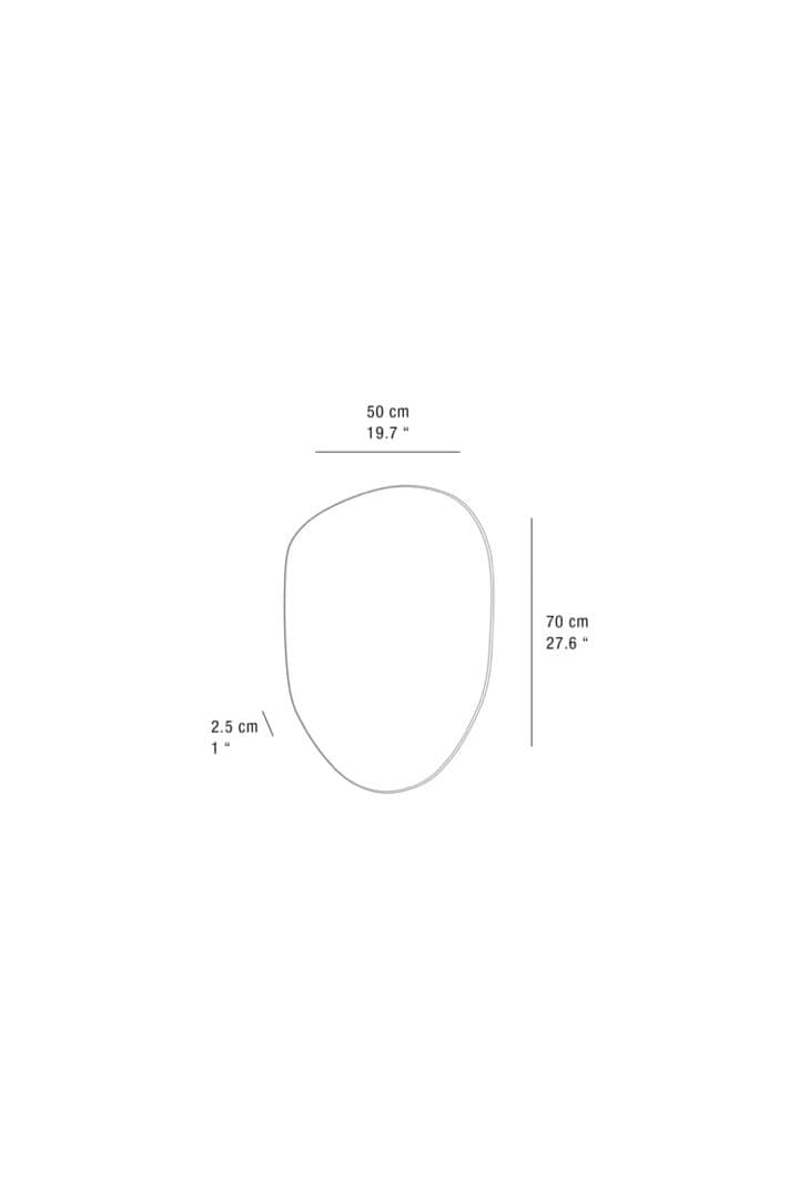 ZARAHOME イレギュラー ウォールミラー 小 - メルカリ
