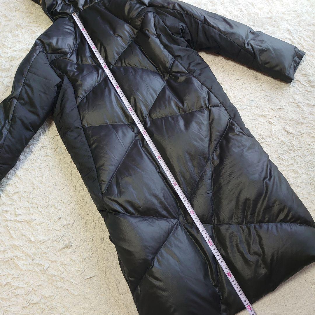 ミズノ ダウンベンチコート ロゴ刺繍 マキシ丈 ダウンコート L - メルカリ