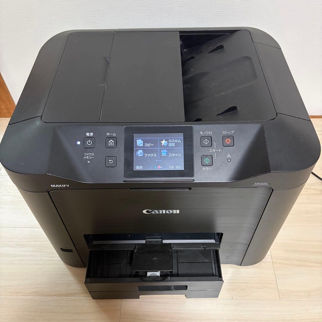 最終値下げCanon MAXIFYMB5430インクジェットプリンター動作確認済 インクジェット複合機 MAXIFY MB5430 □納期約1～2週間:インクジェット