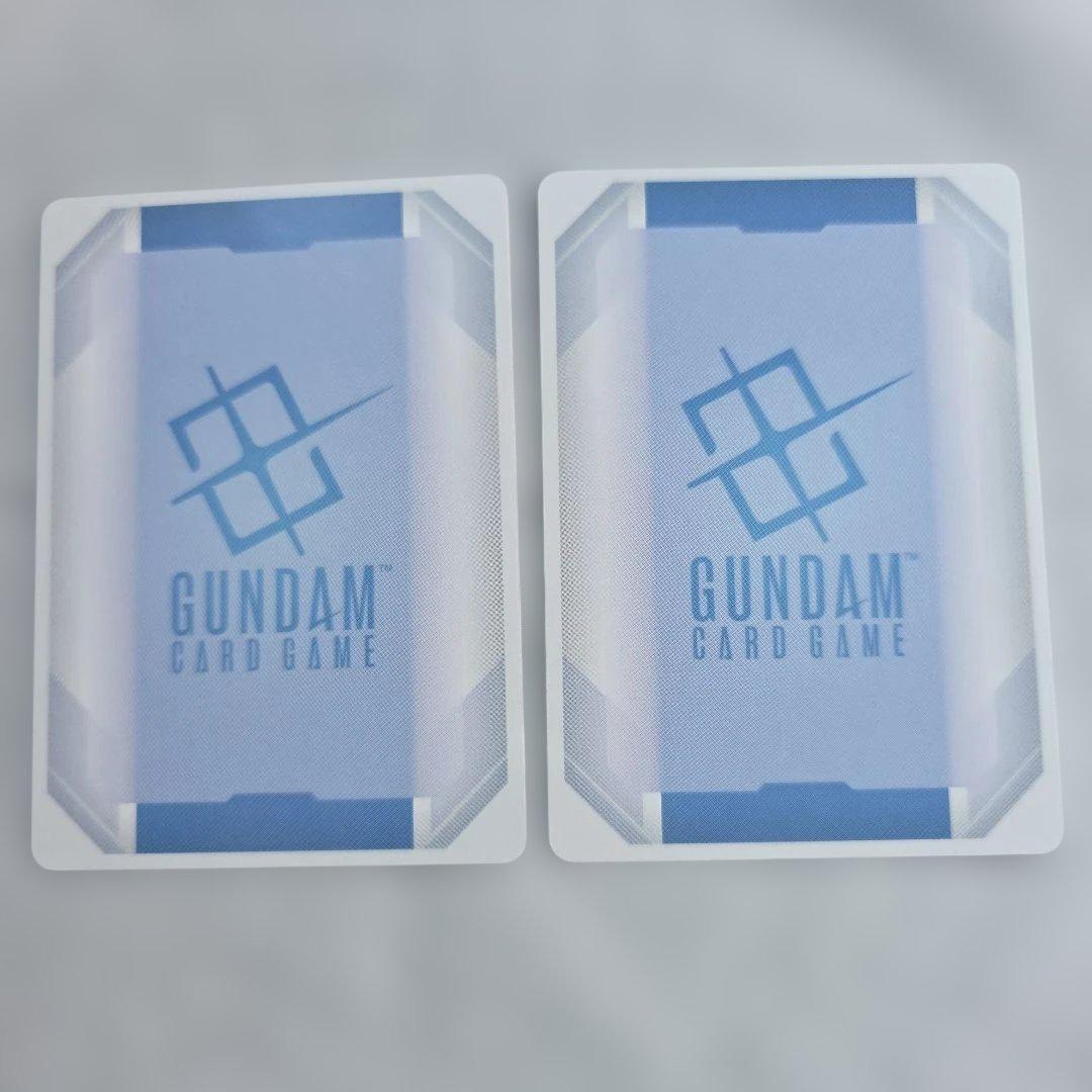 ガンダムカードゲーム LRカード2枚 バルバトス、 グシオンリベイク