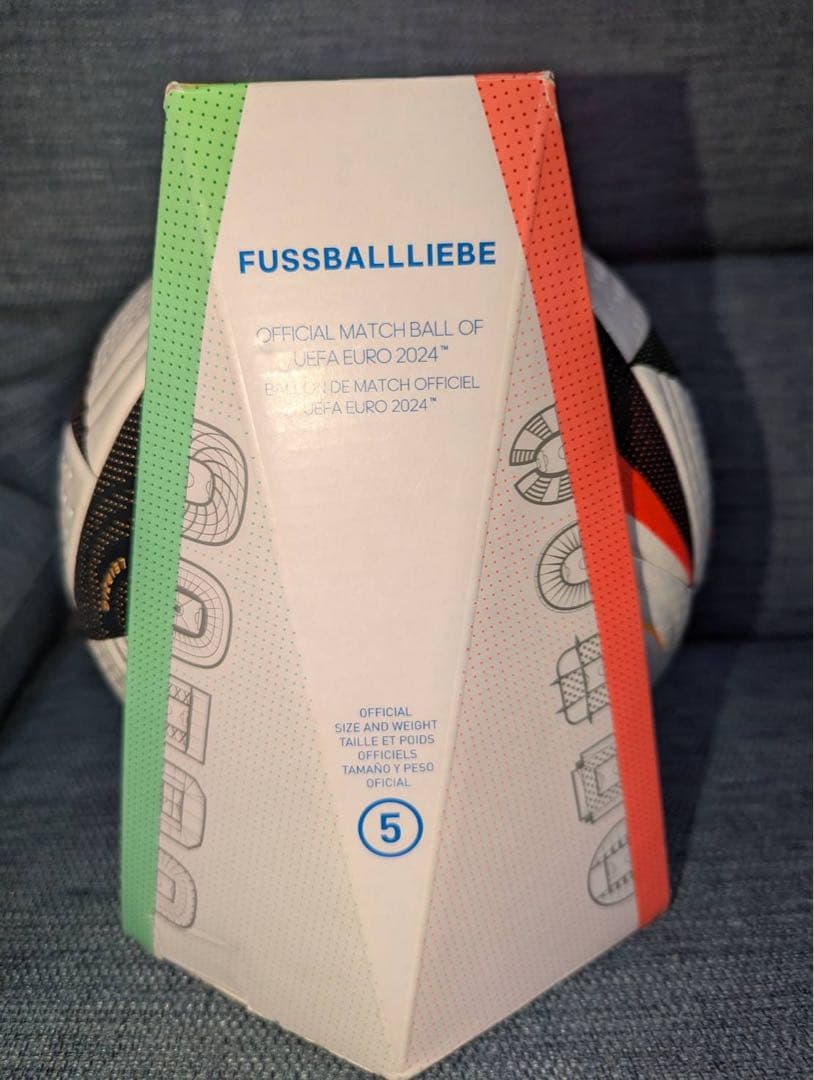 未使用品⭐︎adidas EURO 2024 サッカーボール公式試合球5号 - メルカリ