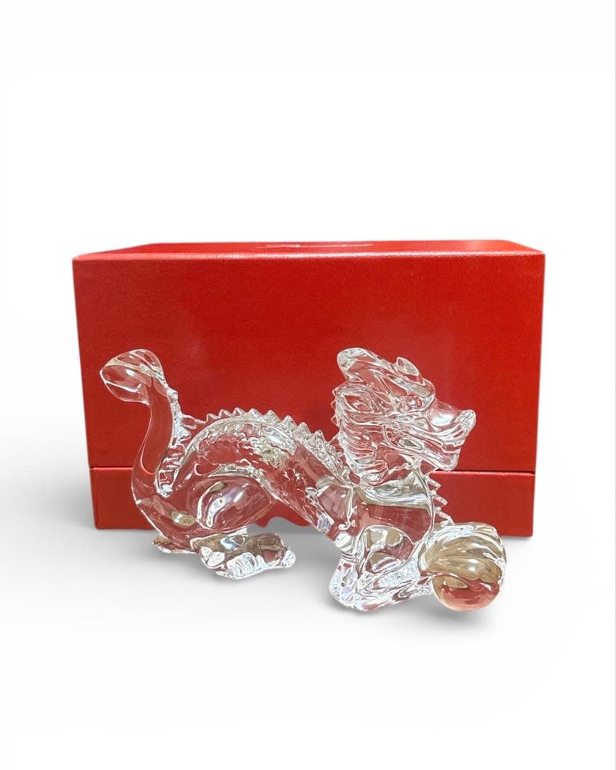 【Baccarat】新品！干支　ドラゴン 龍 辰　フィギュリン　インテリア バカラ（Baccarat） 置物 ドラゴン 龍 クリスタル フィギュリン