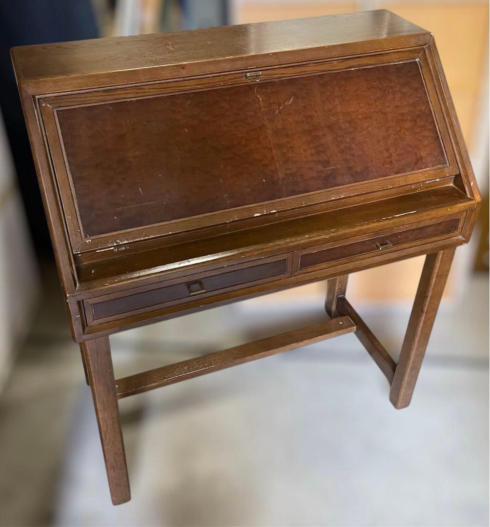 (レアアイテム キツツキの和モダン家具 )レトロ アンティーク ヴィンテージ 飛騨産業 キツツキマーク 穂高 ウィンザーチェア 2脚セット No.266