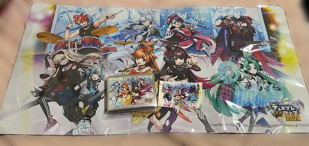 デュエプレフェス2026 入場特典 プレイマット スリーブ ステッカー