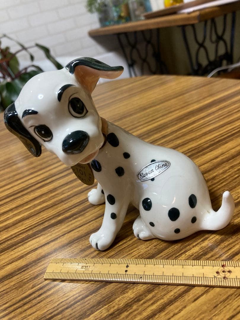 1959年製101匹わんちゃんダルメシアン陶器置物ビンテージ⭐︎ - メルカリ