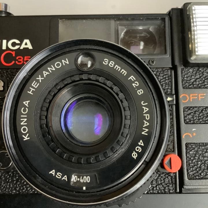 Konica C35 フィルムカメラ 昭和レトロ 説明書 - メルカリ