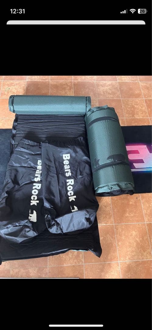 Bears Rock MT-108F スリーピングマット 8cm 2個セット - メルカリ